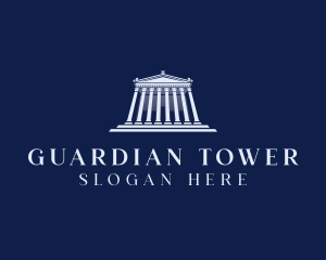 Roman Temple Architecture logo design