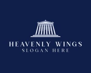 Roman Temple Architecture logo design