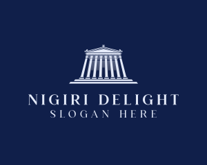 Roman Temple Architecture logo design