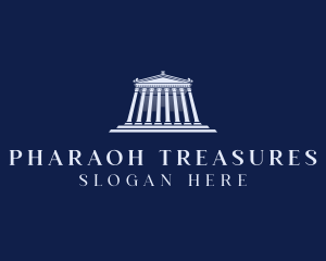 Roman Temple Architecture logo design