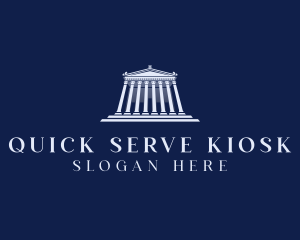 Roman Temple Architecture logo design