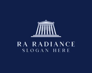 Roman Temple Architecture logo design