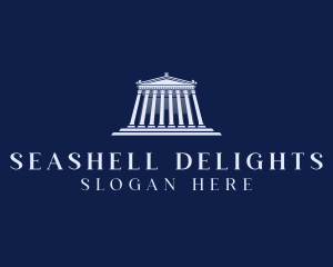 Roman Temple Architecture logo design