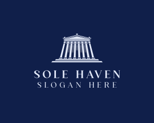 Roman Temple Architecture logo design