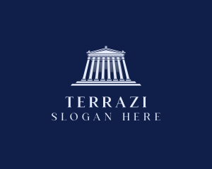 Roman Temple Architecture logo design