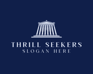 Roman Temple Architecture logo design