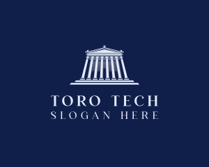 Roman Temple Architecture logo design