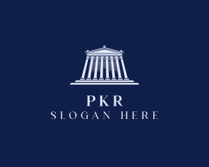 Roman Temple Architecture logo design