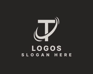 Lifestyle - Logistics Swoosh Letter T logo design