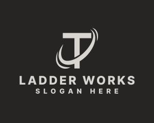 Logistics Swoosh Letter T logo design