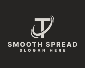 Logistics Swoosh Letter T logo design