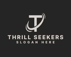 Logistics Swoosh Letter T logo design