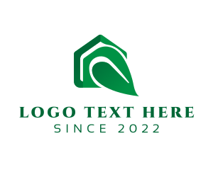 Patio - House Leaf Yard logo design