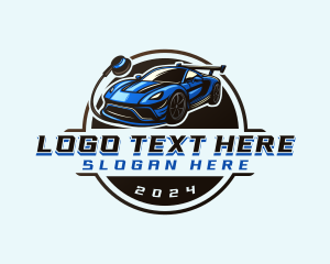 Garage - Cleaning Car Polish logo design