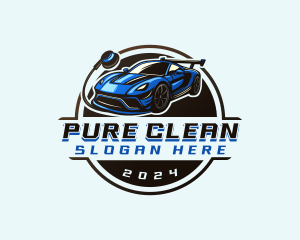 Cleaning Car Polish logo design