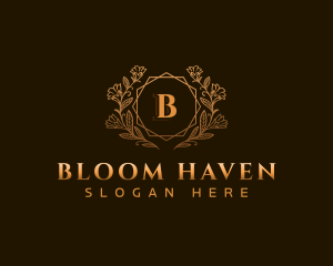 Elegant Floral Boutique logo design