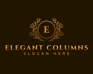 Elegant Floral Boutique logo design