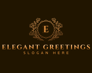 Elegant Floral Boutique logo design