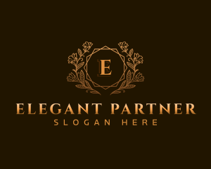 Elegant Floral Boutique logo design