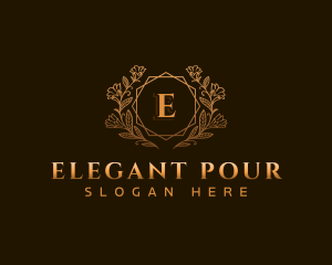 Elegant Floral Boutique logo design