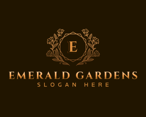 Elegant Floral Boutique logo design