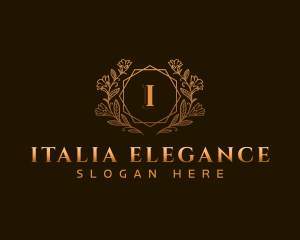 Elegant Floral Boutique logo design