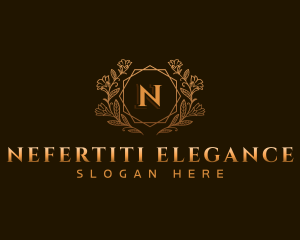 Elegant Floral Boutique logo design