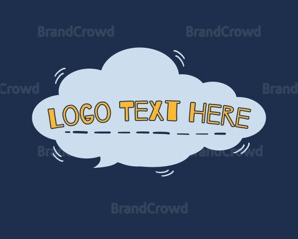 Simple Handwritten Cartoon Logo