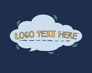 Text - Simple Handwritten Cartoon logo design