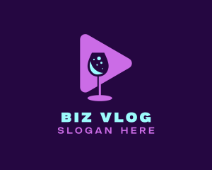 Vlog - Drinking Bar Vlog logo design