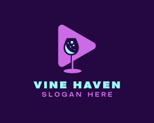 Drinking Bar Vlog logo design