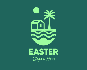 Green Beach House  Logo