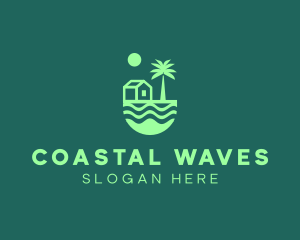 Coast Beach House  logo design