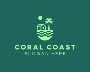 Coast Beach House  logo design