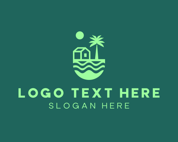 Seaside - Coast Beach House logo design