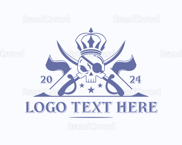 Pirate Captain Crown Logo