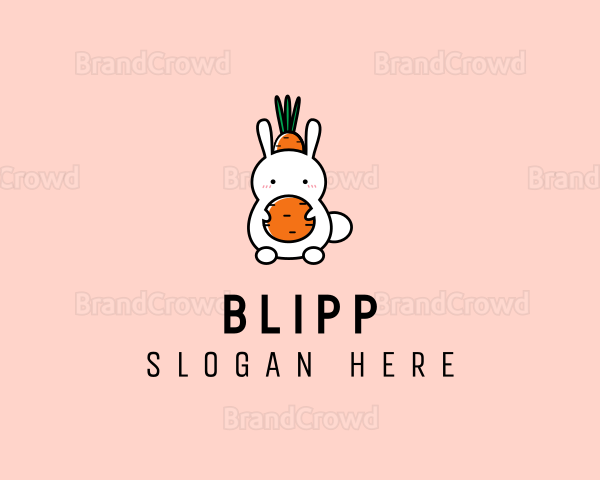 Bunny Carrot Hat Logo