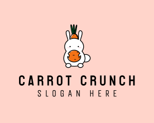 Carrot - Bunny Carrot Hat logo design