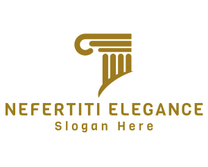 Elegant Column Pillar logo design