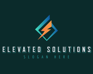 High Voltage Electric Power logo design