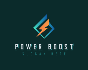 High Voltage Electric Power logo design