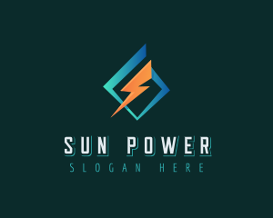 High Voltage Electric Power logo design