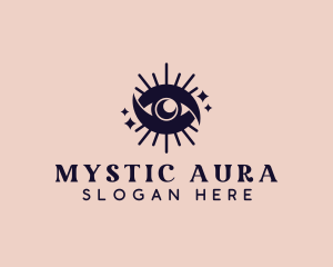 Mystic Tarot Eye logo design