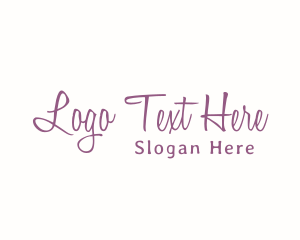 Signature - Feminine Signature Wordmark logo design