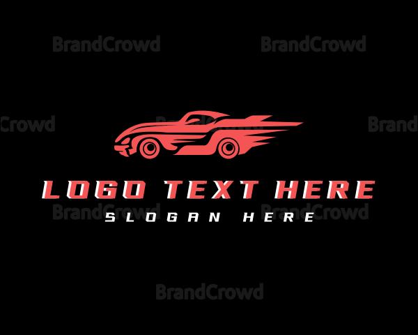 Race Car Automotive Logo