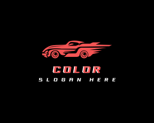 Race Car Automotive Logo