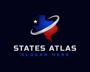 Texas Map Star logo design