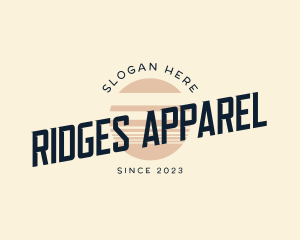 Retro Apparel Company logo design