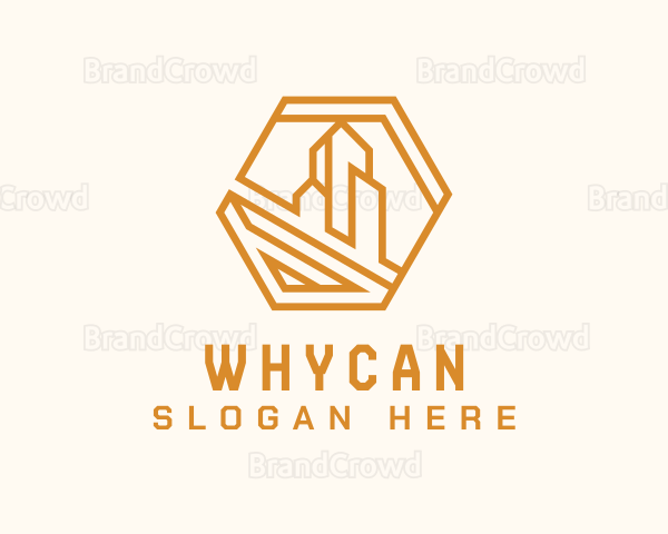 Hexagonal Apartment Realty Logo