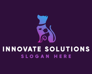 Dog Cat Vet Logo